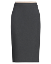 Peserico Midi Skirts In Grey
