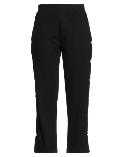 !m?erfect Woman Pants Black Size S Viscose, Polyamide, Elastane