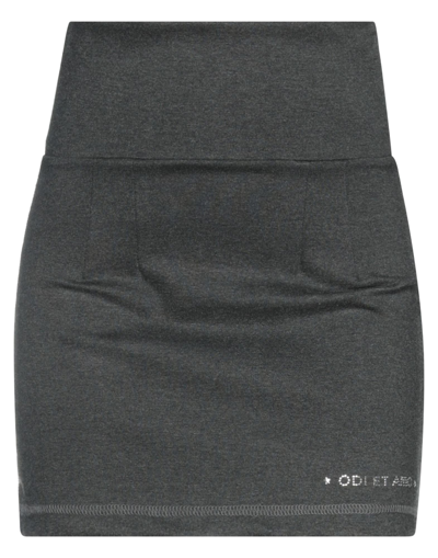 Odi Et Amo Mini Skirts In Grey