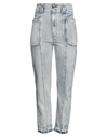 ISABEL MARANT ÉTOILE MARANT ÉTOILE WOMAN JEANS BLUE SIZE 8 COTTON