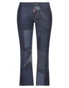 Dsquared2 Denim Cropped In Blue
