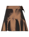 Fornarina Mini Skirts In Brown