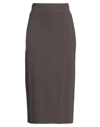 Labo.art Labo. Art Midi Skirts In Dark Brown