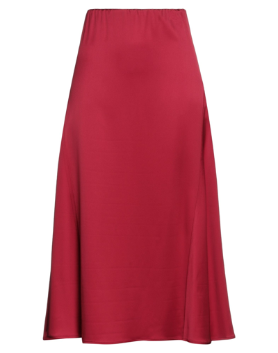 Liviana Conti Midi Skirts In Red