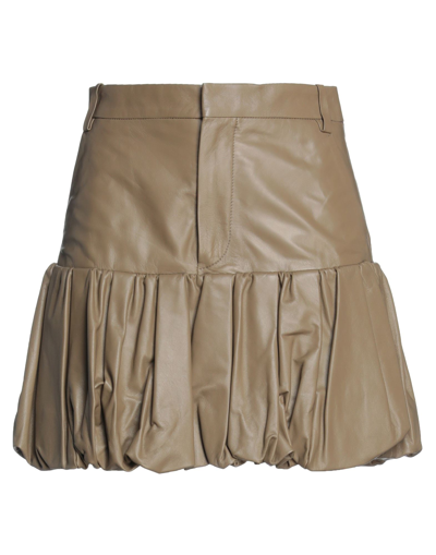 Dsquared2 Mini Skirts In Beige