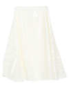 Aviu Midi Skirts In White