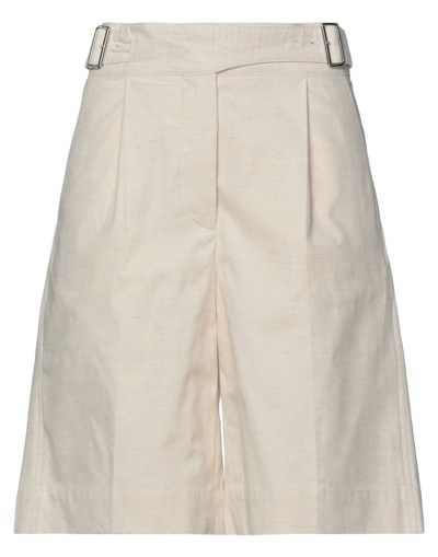 Acne Studios Woman Shorts & Bermuda Shorts Beige Size 6 Cotton, Linen