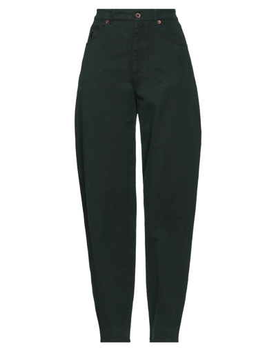 European Culture Pants In Green