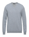 Alpha Studio Sweaters In Grey