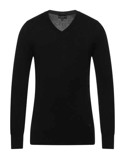 Emporio Armani Sweaters In Black