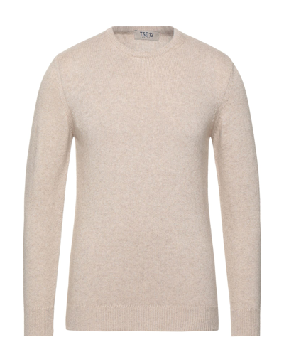 Tsd12 Sweaters In Beige