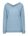 Brunello Cucinelli Sweaters In Azure