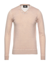 Alpha Studio Sweaters In Pink