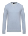 Alpha Studio Sweaters In Blue