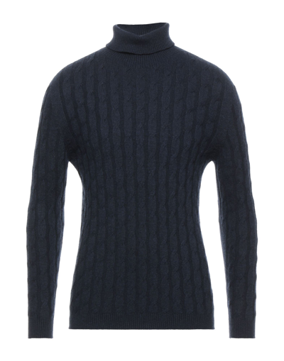 Alpha Studio Turtlenecks In Blue