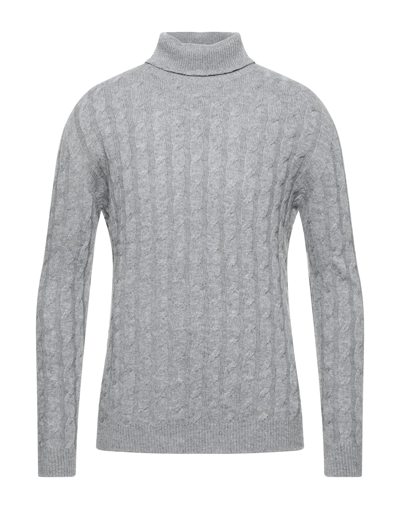 Alpha Studio Turtlenecks In Grey