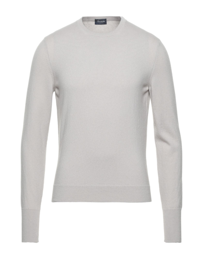 Drumohr Sweaters In Light Grey