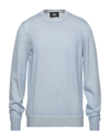 Alpha Studio Sweaters In Sky Blue