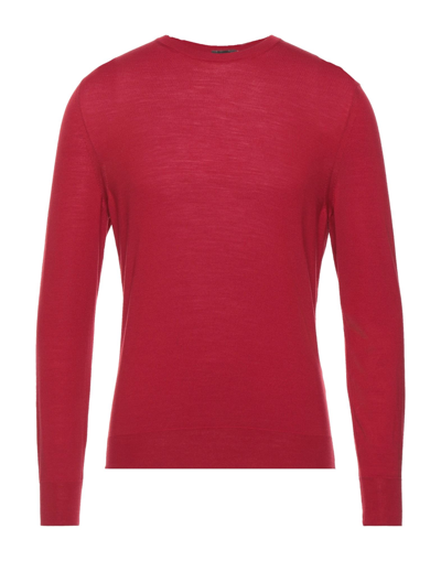 Drumohr Sweaters In Brick Red