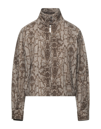 Alberta Ferretti Jackets In Brown