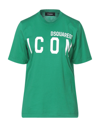 Dsquared2 T-shirts In Green