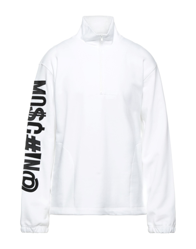 Moschino Sweatshirts In White