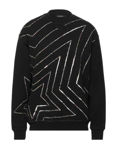 Dsquared2 Sweatshirts In Black
