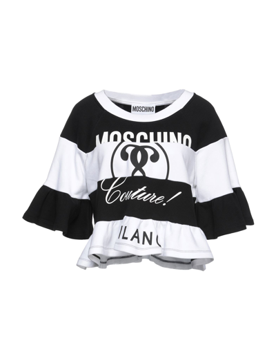 Moschino Sweatshirts In Black