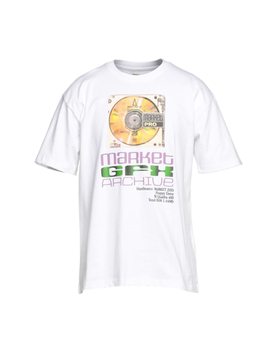 Market T-shirts In White