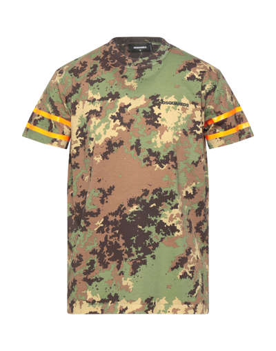 Dsquared2 T-shirts In Green