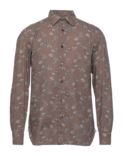Giampaolo Shirts In Brown
