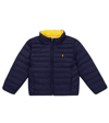 Polo Ralph Lauren Reversible Quilted Jacket In Newport Navy/yellowfin