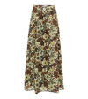 SIR CONSTANTINE FLORAL RAMIE MAXI SKIRT