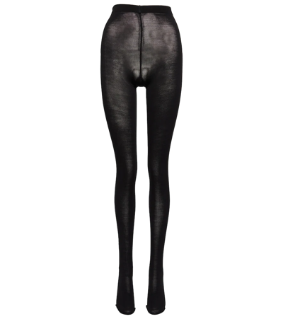 Wolford Set Of 2 10-denier Tights In Black