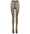 Wolford Leopard-print High-rise Thights In Beige
