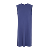 EILEEN FISHER BLUE COTTON-JERSEY DRESS