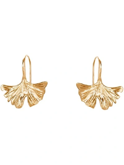 Aurelie Bidermann 'tangerine' Small Earrings In Yellow Gold