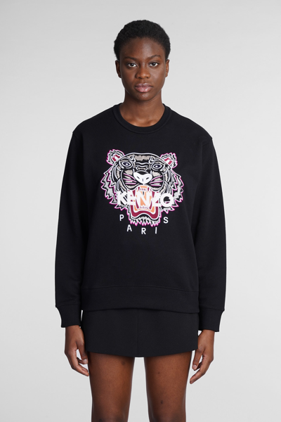 Kenzo Tiger Classic Sweatshirt In Black