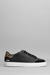 AXEL ARIGATO CLEAN 90 SNEAKERS IN BLACK SUEDE AND LEATHER