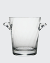 WILLIAM YEOWARD CRYSTAL DAKOTA ICE BUCKET WITH TONGS