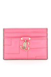 JIMMY CHOO JIMMY CHOO QUILTED NAPPA LEATHER CARD HOLDER