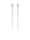 Shaun Leane Serpent Trace Diamond Drop Earrings In Silber