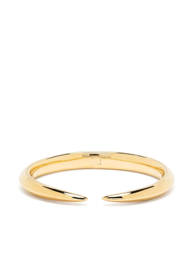 Shaun Leane Sabre Deco Vermeil Yellow-gold Plated Sterling Silver Cuff Bangle In Yellow Gold Vermeil