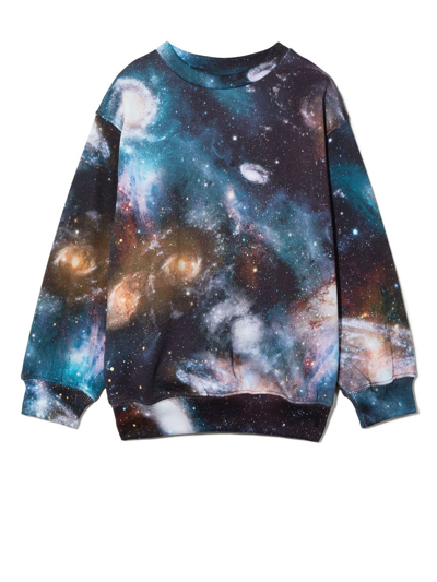 Molo Teen Graphic-print Sweatshirt In Blu