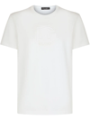 Dolce & Gabbana Embossed Logo Cotton T-shirt In White