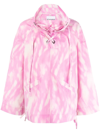Ganni Long Sleeve Anorak In Dreamy Daze Phlox Pink In Pink