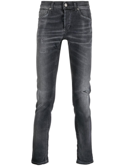 Dondup Mid-rise Skinny Jeans In Schwarz