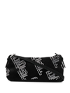 By Far Women's Embellished Suede Dulce Shoulder Bag In Black