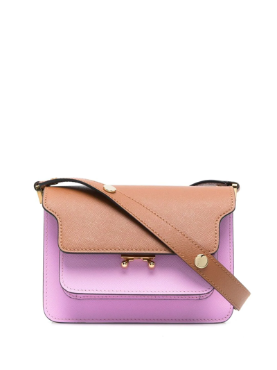 Marni Trunk Shoulder Bag In Rosa