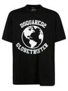 DSQUARED2 GLOBETROTTER SLOUCH T-SHIRT